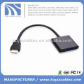 HDMI Stecker auf VGA Buchse Kabel Adapter 1080P Schwarz für XBOX 360 AV